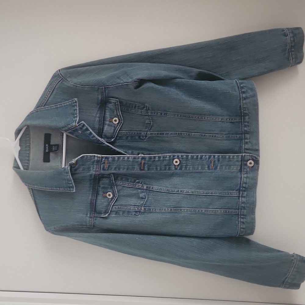 Gap Jean Jacket - Large Fitted - image 7